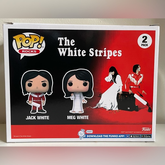 The Funko Pop! Rocks The White Stripes 2-Pack is a set of two vinyl figures TOYS - Picture 2 of 6